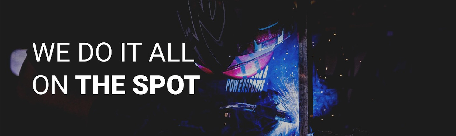 We do it all on the spot.