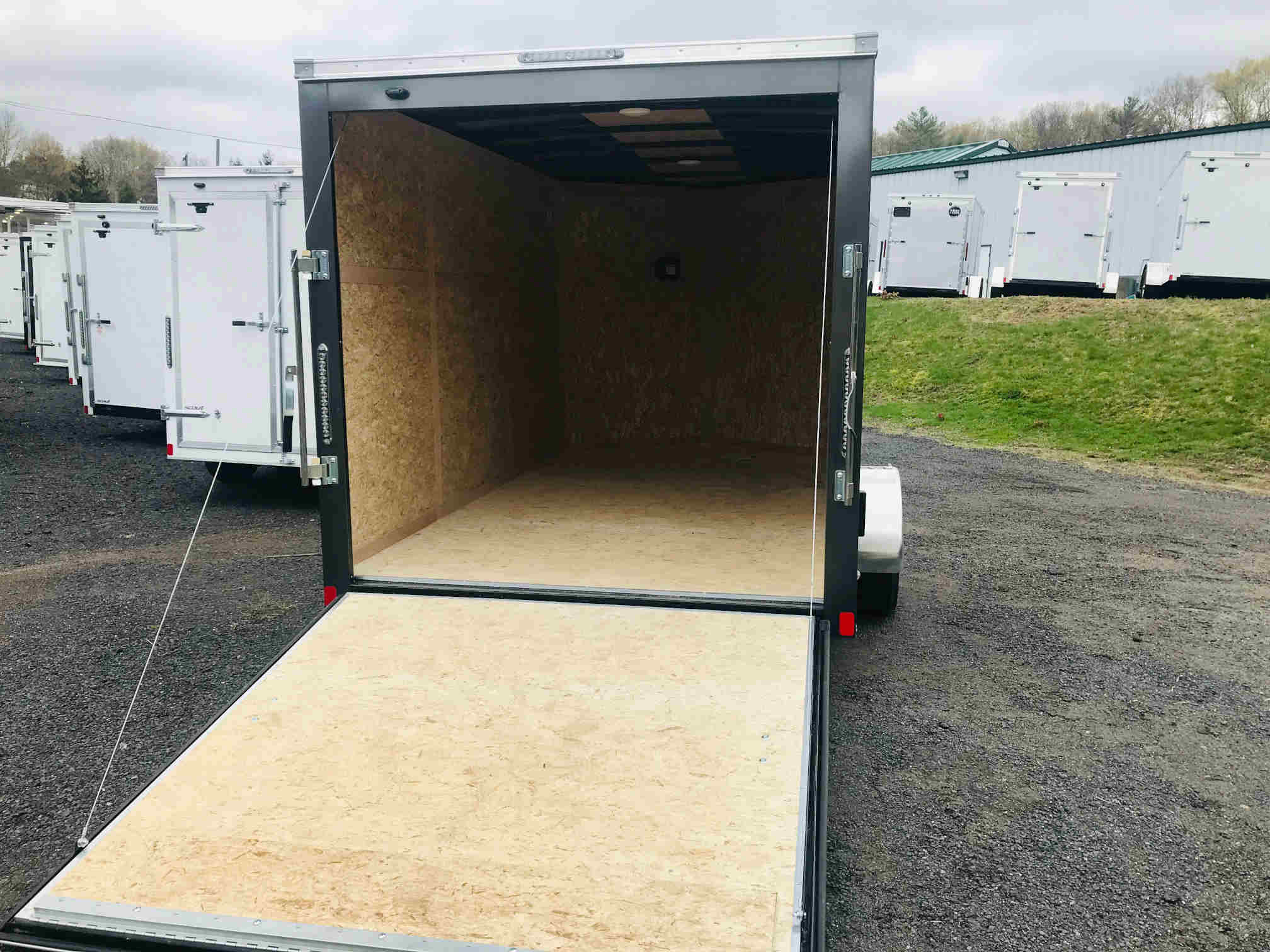 7\' x 12\' Enclosed Utility Trailer with Ramp